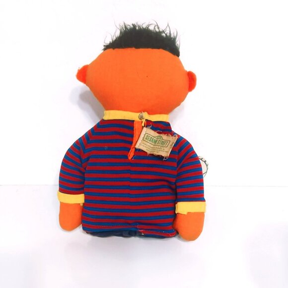 Vintage 1970s Sesame Street Knickerbocker Ernie Figure Plush 14-Inches - Picture 2 of 6